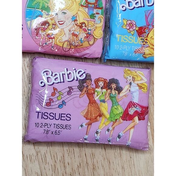 Barbie Lot 1990s Trading Cards 1988 Tissues - Picture 7 of 7